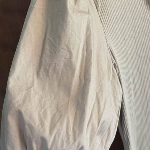 Ralph Lauren Puff Sleeve Tan Henley Top Women’s Large - Picture 6 of 10